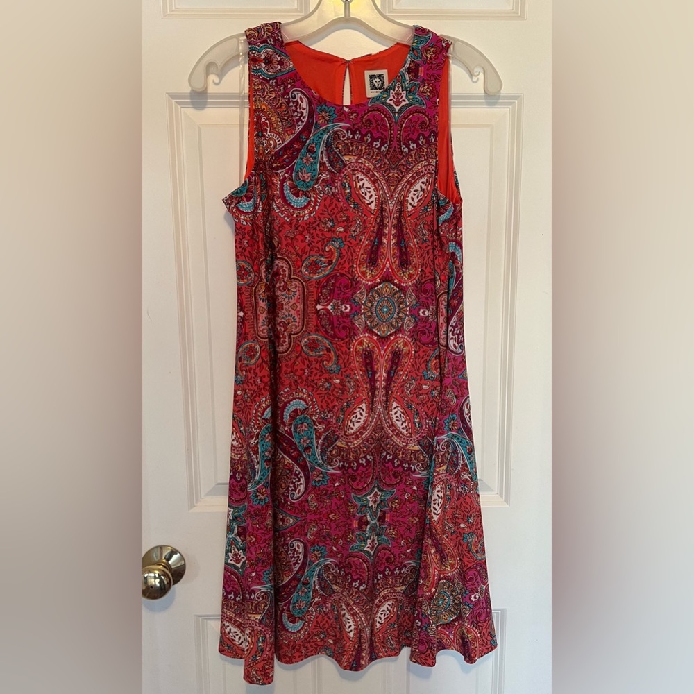 NWT Anne Klein Paisley Dress